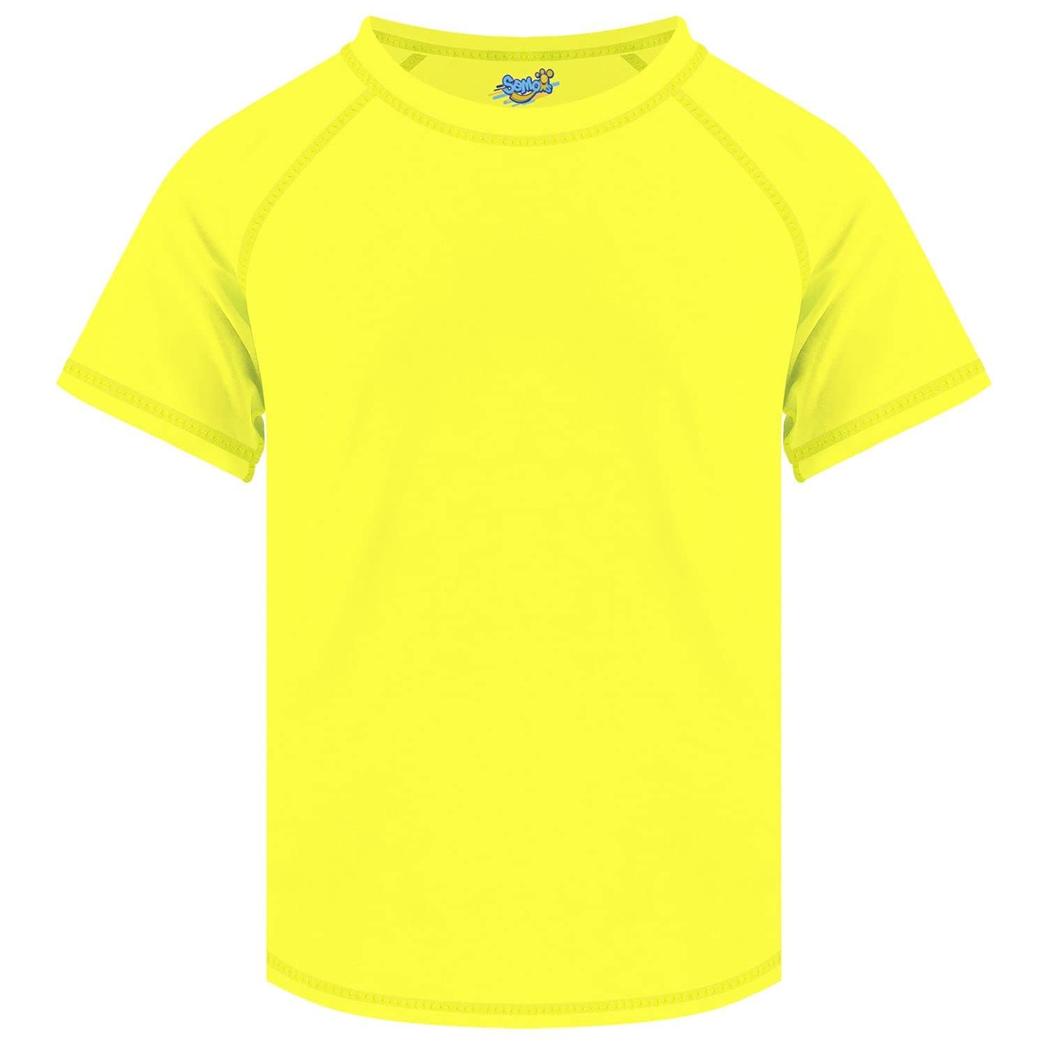 Semois Boys Rash Guard Swim Shirt Short Sleeve Swimwear Toddler Kids Youth Rashguard Water Shirt UPF+ 50 Quick Dry Shirt