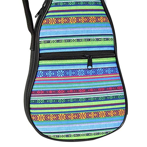 Greethga 23 Pouces Double Sangle À Main Folk Ukulele Sac En Coton Rembourré Cas pour Ukulele Guitar Parts Accessoires, Bleu, bleu, 23 pulgadas - Les Beatles, Paul McCartney, John Lennon, RIngo Starr, George Harrison Greethga 23 Pouces Double Sangle À Main Folk Ukulele Sac En Coton Rembourré Cas pour Ukulele Guitar Parts Accessoires, Bleu, bleu, 23 pulgadas – Image 4