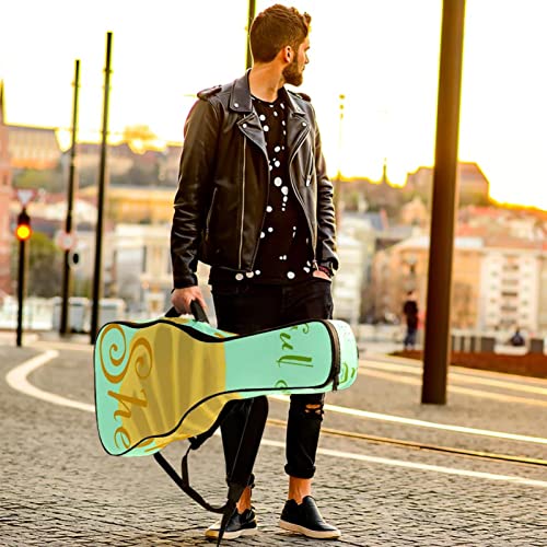 Housse de protection épaisse en éponge imperméable pour guitare acoustique, électrique, basse, guitare classique… - Les Beatles, Paul McCartney, John Lennon, RIngo Starr, George Harrison Housse de protection épaisse en éponge imperméable pour guitare acoustique, électrique, basse, guitare classique… – Image 7