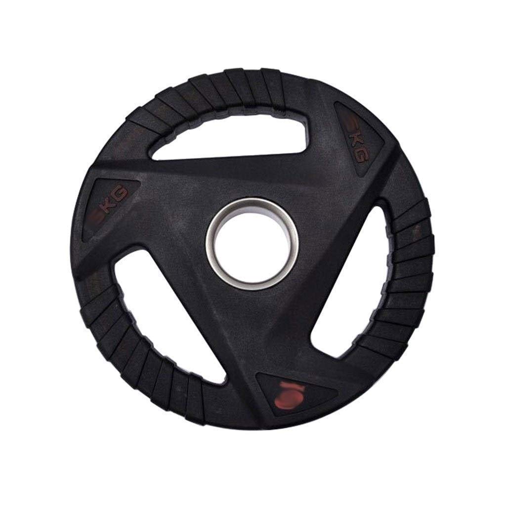 Iron Barbell Olympic Grip Weight Plates, Olympic Plate WeightsBig Hole Hand Grab Weight Lifting Plate PU Cyclone Three-hole Bell