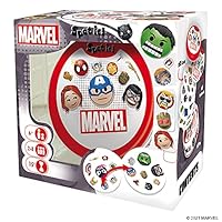 Spot It! Marvel Emojis - Marvel Super Heroes Family Card Game for Superhero Fun! Fast-Paced Matching Game for Kids and Adults, Ages 6+, 2-8 Players, 15 Minute Playtime, Made by Zygomatic