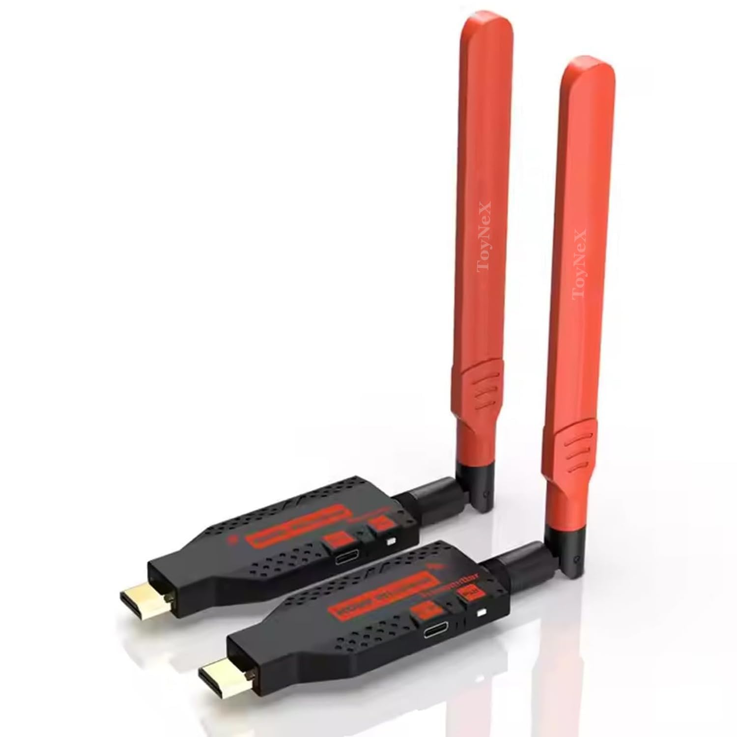 ToyNeX Wireless HDMI Extender (Transmitter & Receiver) 150M/450Ft Long Range, 1080P@60Hz Full HD, 1TX to 1RX, 5.8G Wireless HDMI Plug & Play TV/PC/Monitor/Projector/Movies/Conference. Black.-image-30
