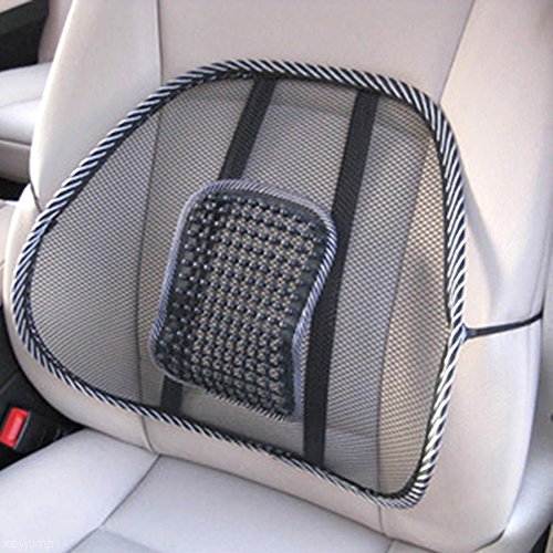 EFB 1pc Chair Back Support Massage Cushion Mesh Relief Lumbar Brace Car