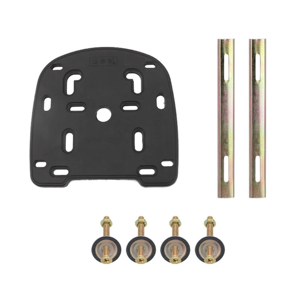 Support valise moto universel avec plaque pour top case arrière