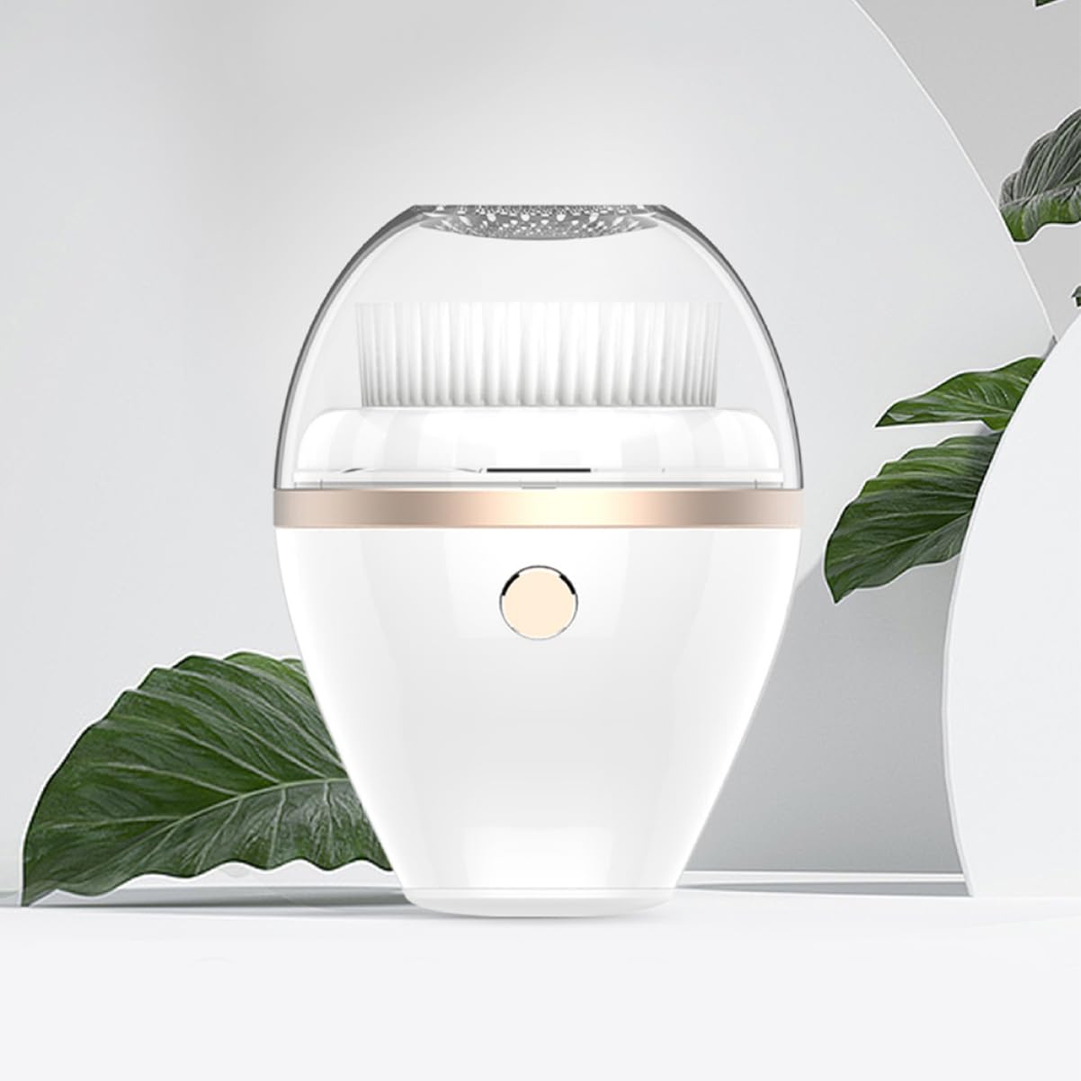Healeved Cabezal De Cepillo Limpiador Facial Eléctrico Equipo Para Lavado Facial Para Diurno y Nocturno Baño o Dormitorio