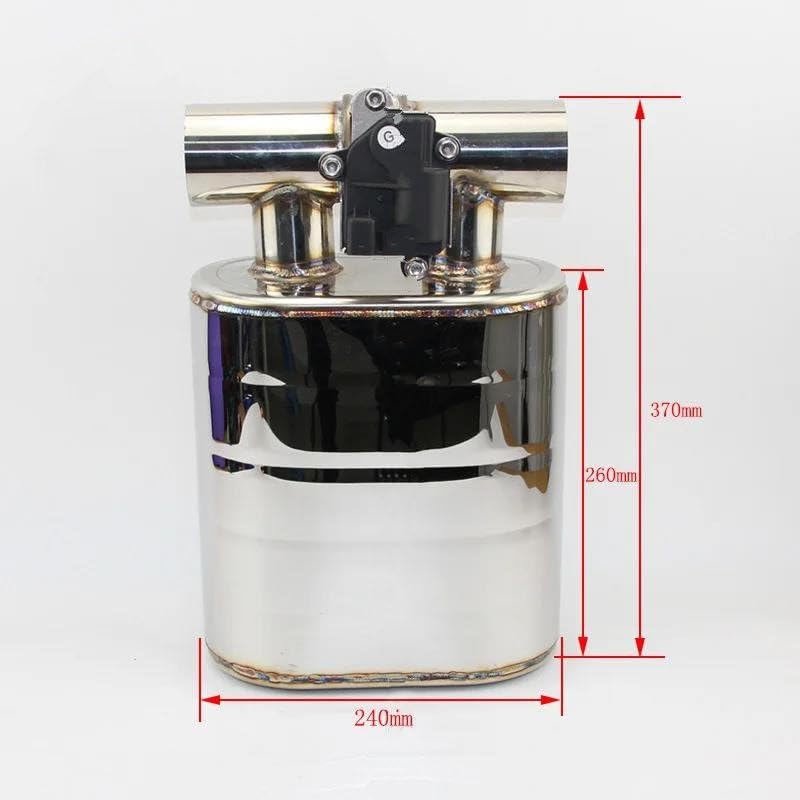 Tubo de escape deportivo de 63mm para transformar el sonido de su coche en ruta y ciudad 6
