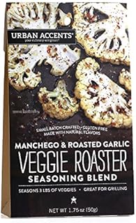 Manchego & Roasted Garlic Veggie Roaster Seasoning Blend – Vegetable Spice Mix, Urban Accents 1.25 Ounce