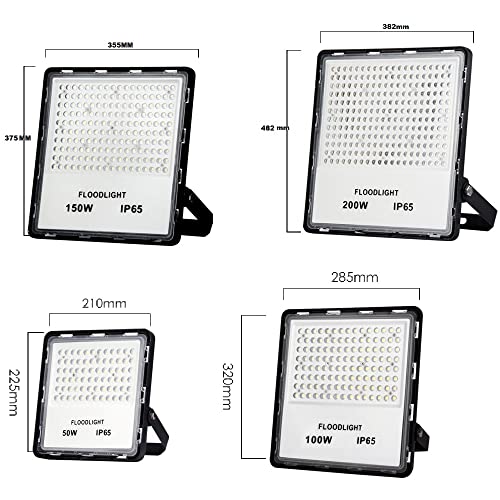 Image of MLD Lens 150 Watts IP65 LED Outdoor Flood Light halogen outdoor /indoor focus Cool White with 2 Years Warranty (150w,Colour-White)-Pack of 3
