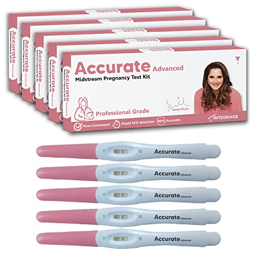Image of (Pack of 5) | One Step Midstream Urine HCG Pregnancy Test Kit Device