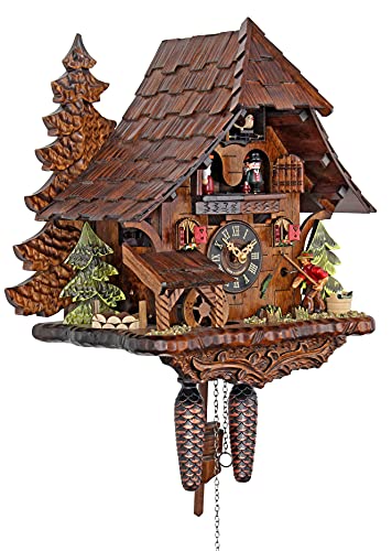 Engstler Quartz Cuckoo Clock - The Successful Fisherman #TOP1