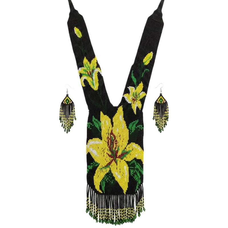 Collar ucraniano Gerdan antialérgico de cuentas para pieles sensibles
