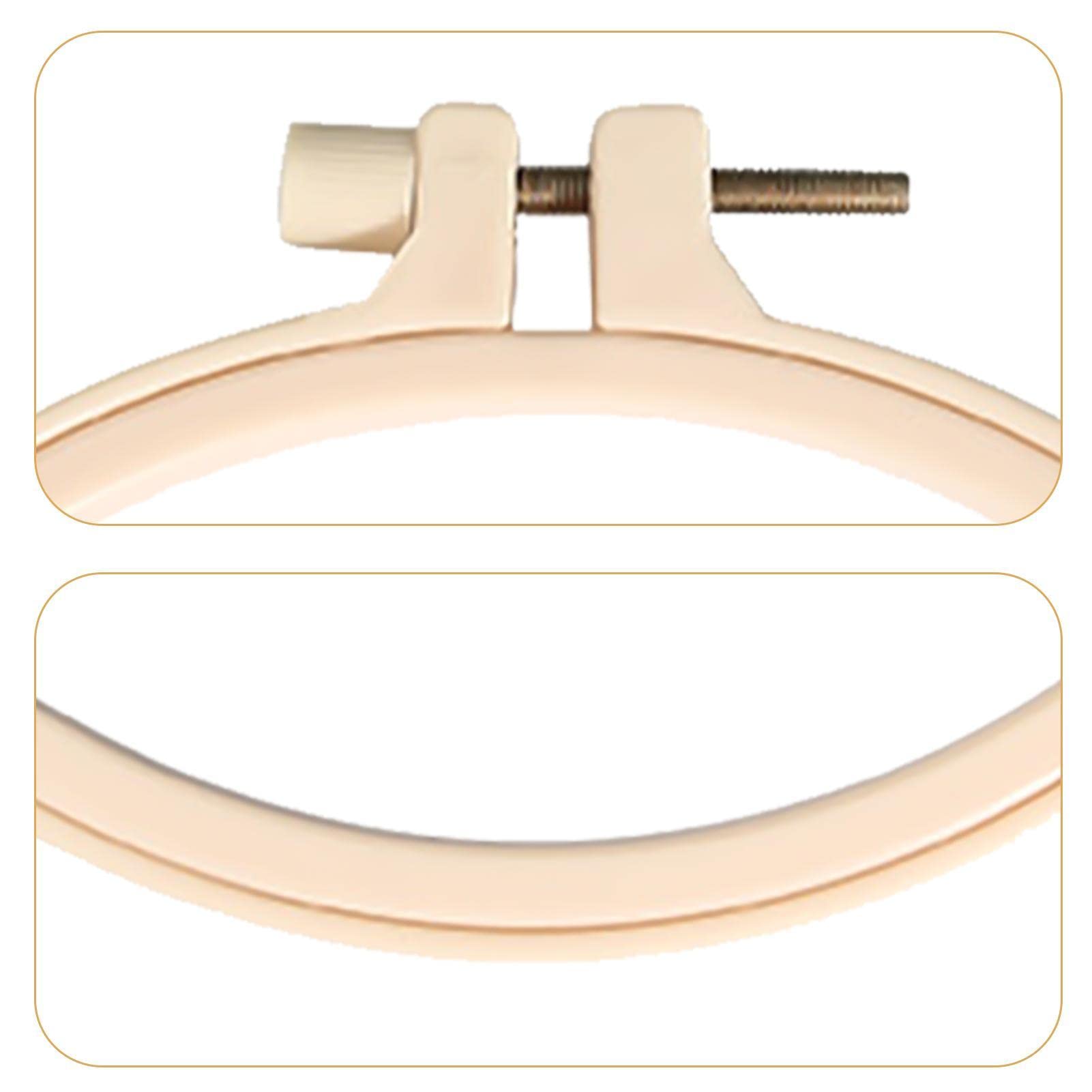 MECCANIXITY Telaio da ricamo rotondo da 8,9 cm, in legno