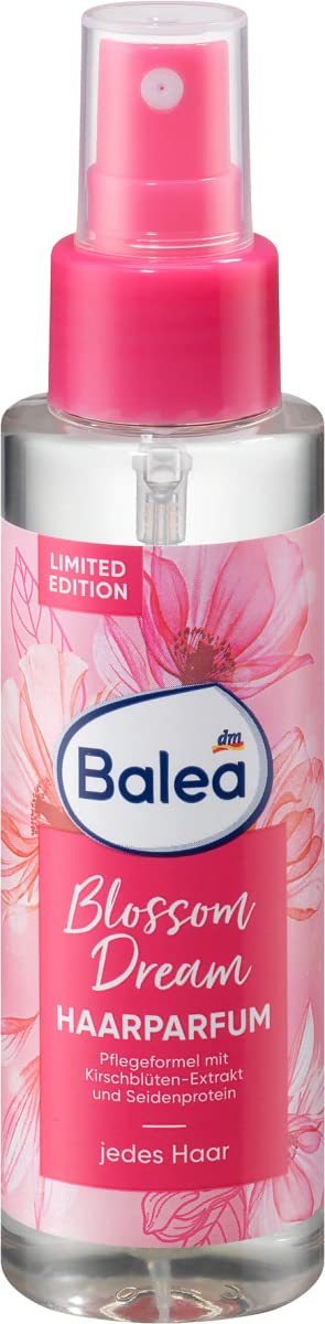 Balea 2er-Set Haarpflege: Haarparfüm BLOSSOM DREAM blumiges Dufterlebnis (100 ml) + Haarparfum FIZZY FRUITS fruchtig mit Duft nach Melone (100 ml) 200 ml