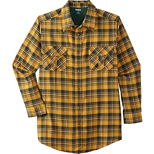 KingSize Men's Big & Tall Signature Plaid Flannel Shirt