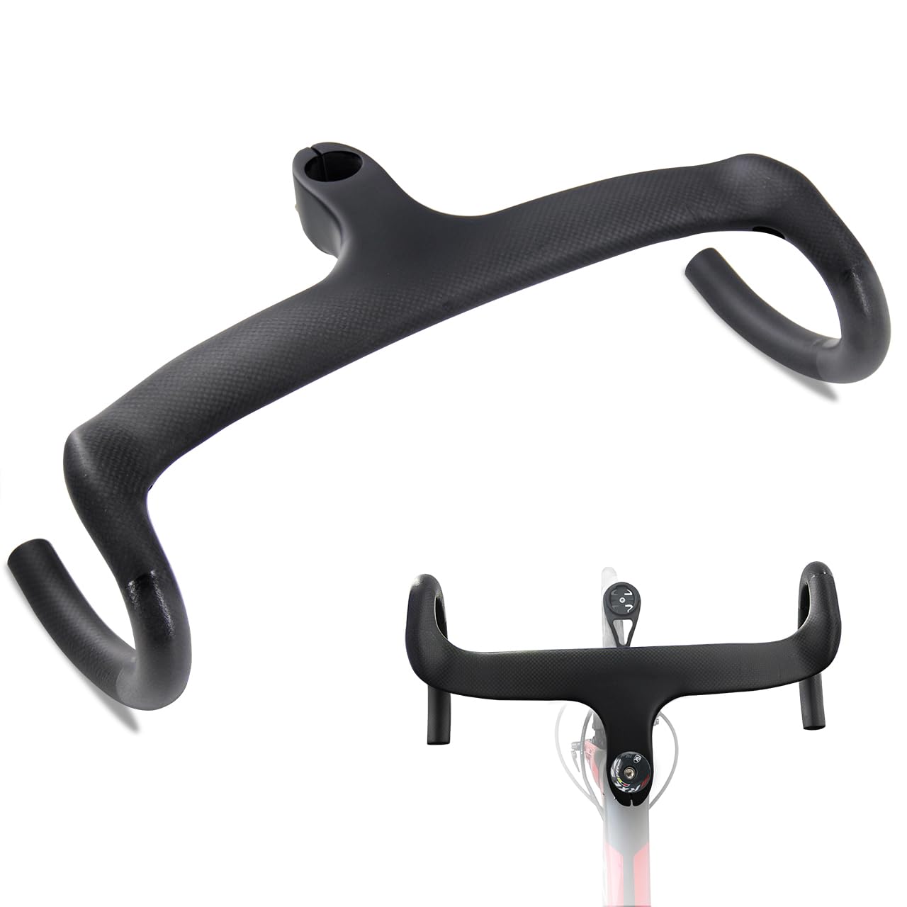 Amazon.co.jp: RXL SL ロードバイク エアロ一体型自転車ハンドルバー+
