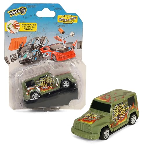 Image of Crash Car Remote Control Toy - Multicolor Remote Control Crash & Flip Car for Boys & Girls | Durable Stunt Vehicle for Kids Age 3+ | Fun RC Toy for Indoor & Outdoor Use