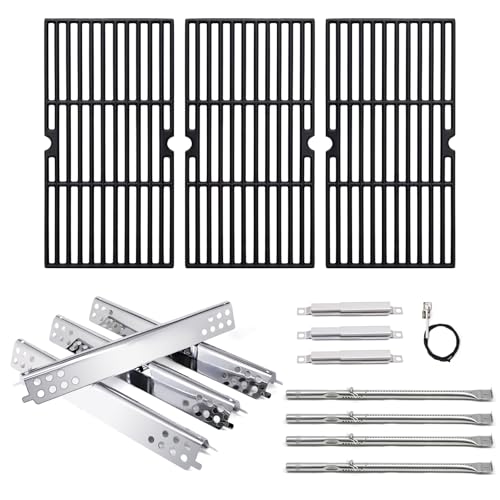 Grill Replacement Parts for Charbroil 463344015 Advantage 4 Burner Grill Grill Grates & Burner & Igniter & Heat Shield & Carryover Tubes for Char-Broil Advantage 463344015 Item #606686 Lowes