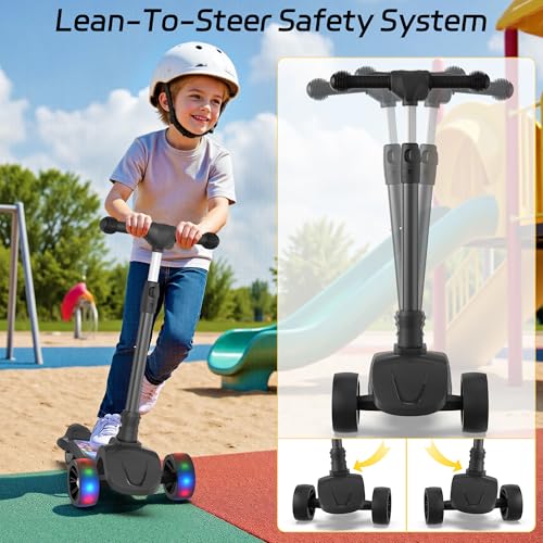 Image of VOLPAM C001 /C003 Electric Scooter for Kids, 80W /250W Motor, 5-10 Mph Safe Speed, Long Range 10 /5Miles