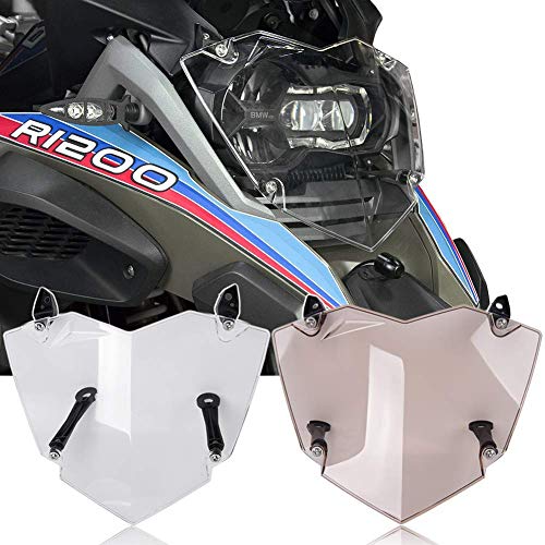 FATExpress Copriobiettivo per Protezione Faro Anteriore Moto per R1200GS R 1200 GS LC R1250GS Adventure ADV R1250GS R1250GS/ADV 2013 2014 2015 2016 2017 2018 2019 2020 2021 Accessori (Trasparente)