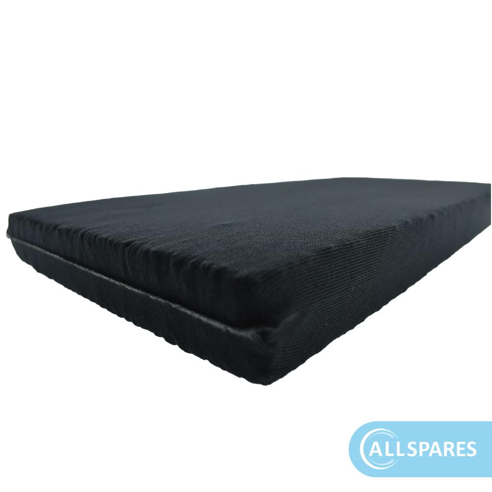AllSpares actief koolstoffilter (2 St.) voor afzuigkappen geschikt voor Novy Monoblock 563-80061/830055 (410x200x30mm
