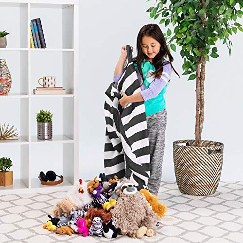 image for Posh Stuffable Kids Stuffed Animal Storage Bean Bag Chair Cover - Chil