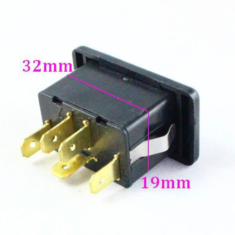 Raam Schakelaar Voor Enkel En Dubbel Met Stekker 5-pins Voor Raamhefferschakelaars Autovoeding Elektrische Deuren Windows Knop Connector Sokcet Venster Schakelaar (Maat : Single