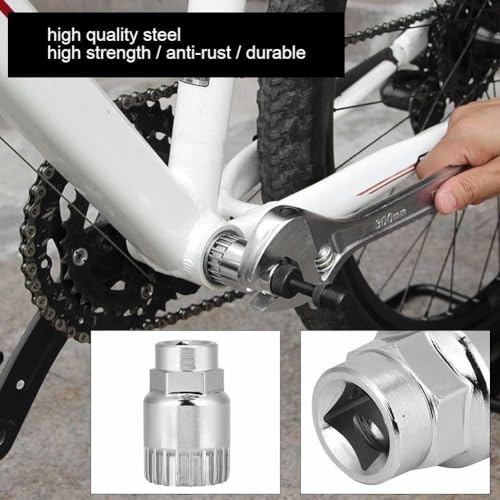 Image of ONBICLE Bicycle Repair Tool Set Chain Cutter Crank Puller BB Tool Sprocket Removal Spoke Nipple Key 5pcs Set Combo