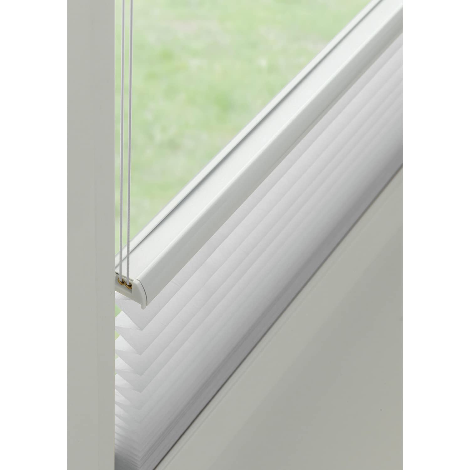 GARDINIA Estor Plisado Concept luz de día, Opaco, Plegable, luz Transparente, Ajustable, fácil de acortar, Blanco, 80 x 210 cm