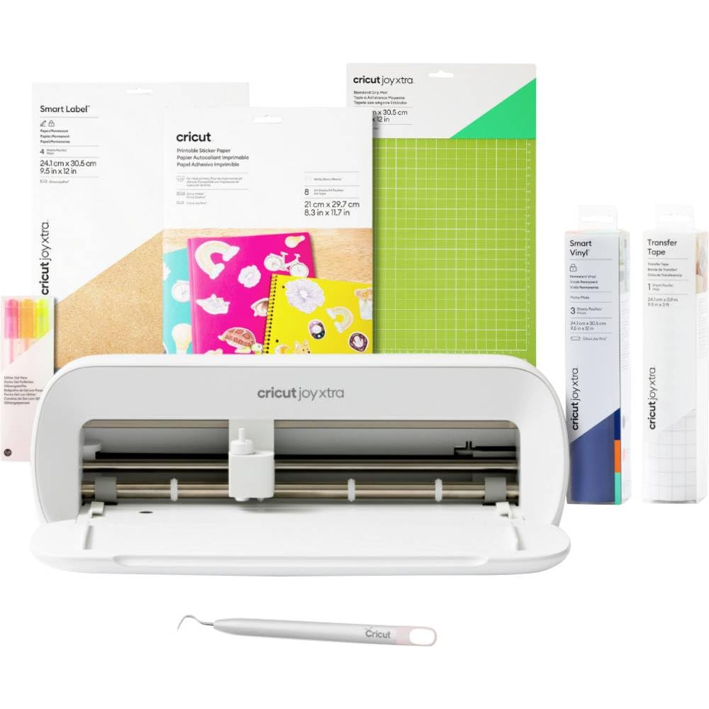 Cricut Joy Xtra & Materials Bundle Schneideplotter Gestaltungsset Schnittbreite 21.6cm