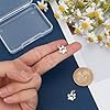 PH PandaHall 2pcs breloques en Argent Sterling 925, en Forme D'Empreinte de Patte Breloques pour Chien Breloques en Forme D'Empreinte de Pas Breloques pour Bracelet Fabrication de Bijoux 10x11.5mm #3