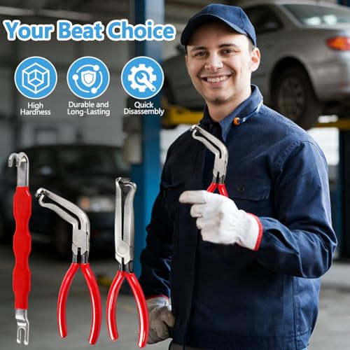 Upgrade 3PCS Automotive Electrical Disconnect Pliers Kit - image 9