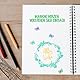 Silikonstempel Sprüche Deutsch Set,6 Blätter Geburtstag Stempel,Clear Stamps Glückwünsche,Blumen Clearstamp Set für DIY Bullet Journal Scrapbooking Fotoalbum Stempelset