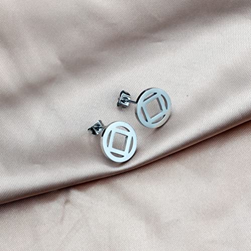 NA Earring Recovery Sobriety Gift Narcotics Anonymous Jewelry (NA Earring)3