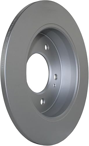 Miniatura 6 de Rotores de disco sólidos recubiertos de 10.315 in y TRW Pro Low-Met Pad Set con hardware y sensores acústicos Kit de freno trasero para Hyundai