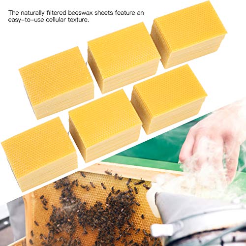 Image of Bee Honey Sheets, Wax Base Sheet 200Pcs Multifunction Professional DIY for Beekeeping