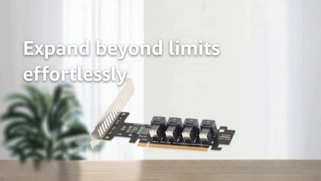 Amazon.com: PUSOKEI PCIE to U.2 Adapter Card, PCIE X16 to 4 Port U