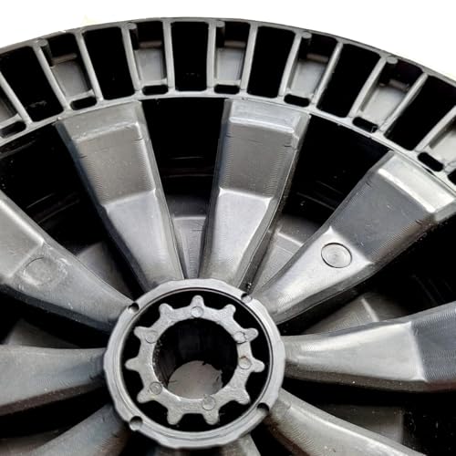 Roda Universal Resistente de Betoneira para carga até 350 kg eixo 43mm e 1 polegada