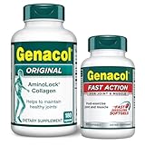 Genacol Dual Action Bundle Original 180 caps and New Fast Action 60 Softgels