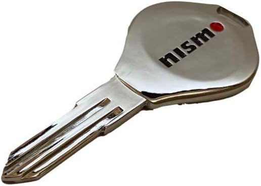 Nissan KEY01-RN008 Nismo JDM Key Blank Skyline - R32/R33 - Replacement Key - JDM Nismo Key - Skyline Key Blank - Car Key Fob Replacement - Master Key Silver Small