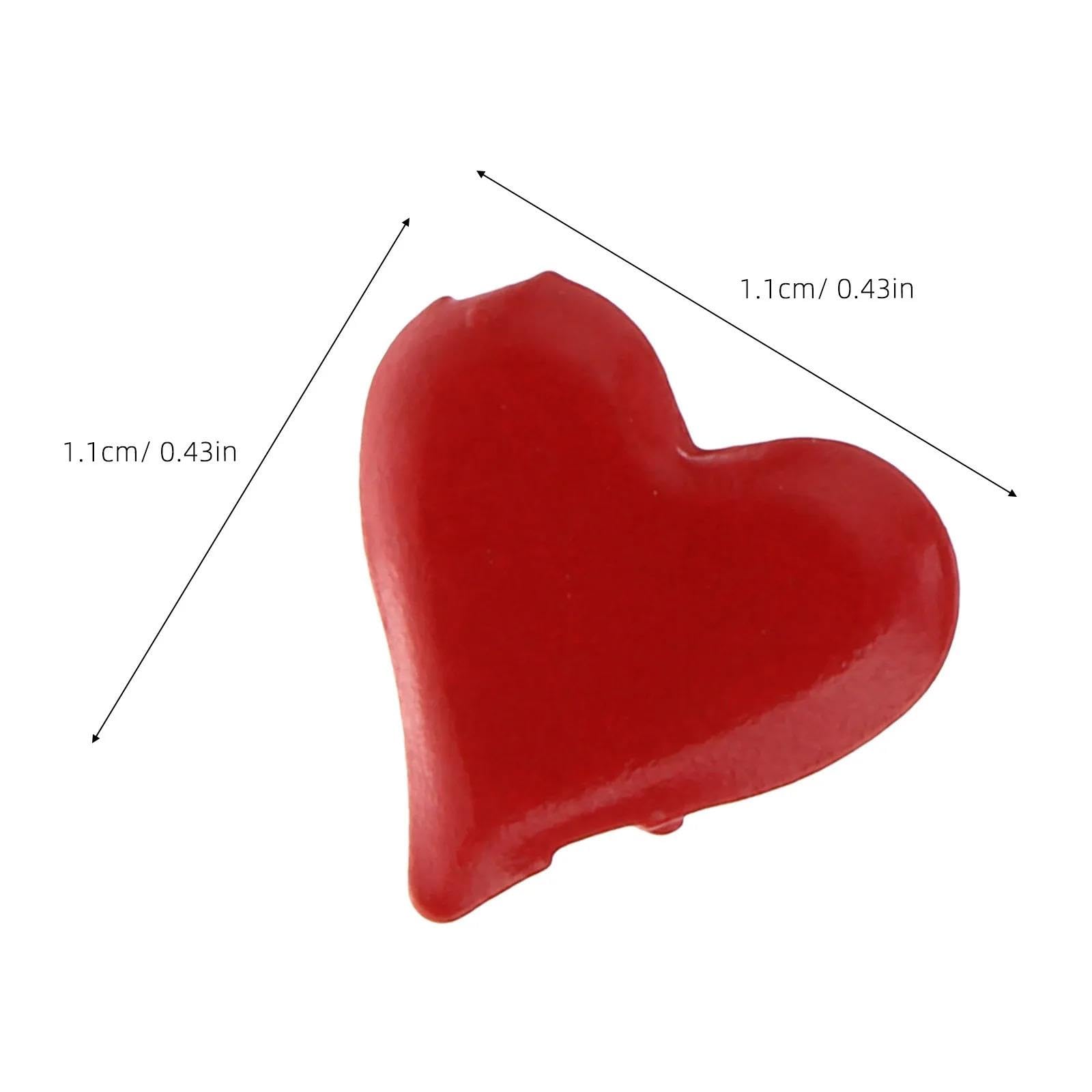 Fermacampioni Mini Brad in Metallo a Forma di Cuore da 500 Pezzi