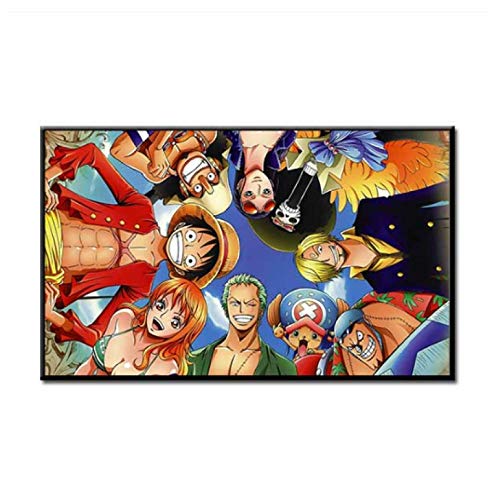 JCYMC Cuadro En Lienzo Eiichiro Oda One Piece Luffy Comic Posters E Impresiones Arte De La Pared...