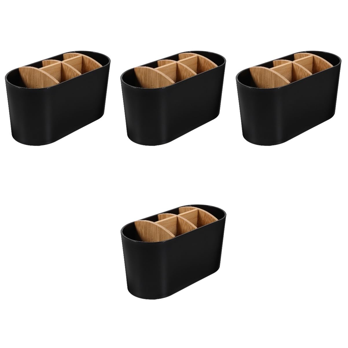 Cabilock 4 Soportes para Cepillos De De Bambú Soporte para Pasta De Dividido Soporte para Cepillo De Soporte para Pasta De para Baño Soporte para Pasta