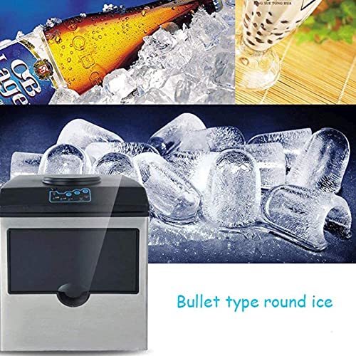 Ice Cube Maker 25Kg Commercial Small Multifunctional Ice Cube Making Machine Portable Countertop Stainless Steel Ice Maker #TOP5
