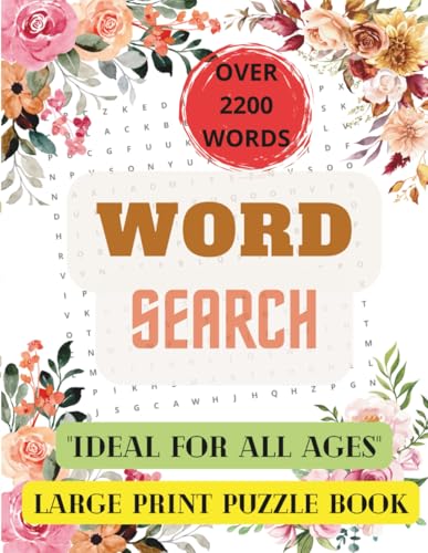WORD SEARCH PUZZLES FOR ADULTS Over 1800 Words – Large Print – Fun, Relaxation and Entertainment image 2