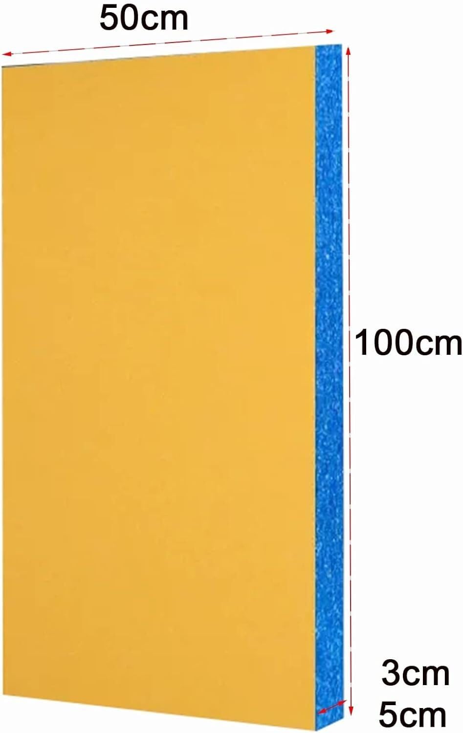 Paneles de espuma acústica para absorción de sonido y reducción de eco en estudios