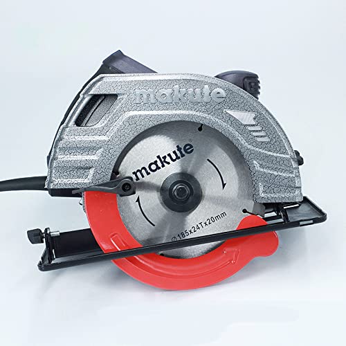 MAKUTE Sega Circolare a Mano elettrica troncatrice seghe Disco Lama 185mm Tagliare DIY