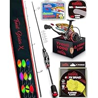 UL-hengelset I Trout Series X I 1,85m Wg. 1,2g-4g I lepel hengel UL-hengelset I Trout Series X I 1,85m Wg. 1,2g-4g I lepel hengel