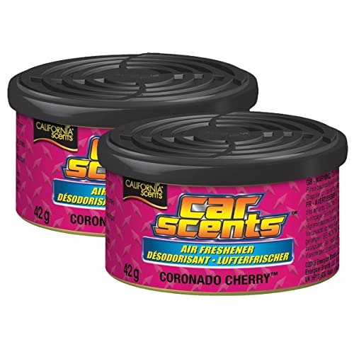California Car Scents Conorado Cherry Fragrance Lot de 2 gobelets en gel Cover