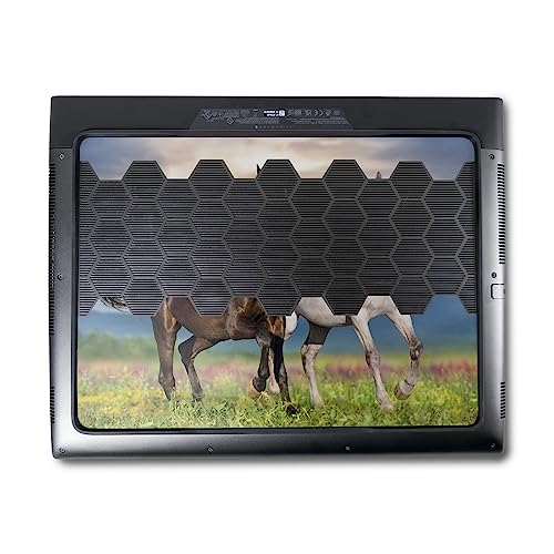 Image of MightySkins Skin Compatible with Alienware M18 R1 (2023) Full Wrap Kit - Horse Contrast | Protective, Durable, and Unique Vinyl Decal wrap Cover | Easy to Apply & Change Styles | Made in The USA