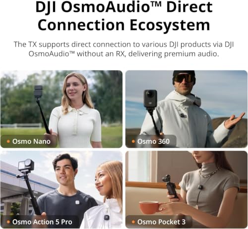 Image of DJI Mic Mini (1 TX + 1 Mobile RX), Wireless Microphone for Smartphone